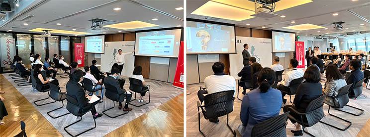 Speakers present trends in multiple sectors of the Metro Manila real estate market. ©JLL Philippines
