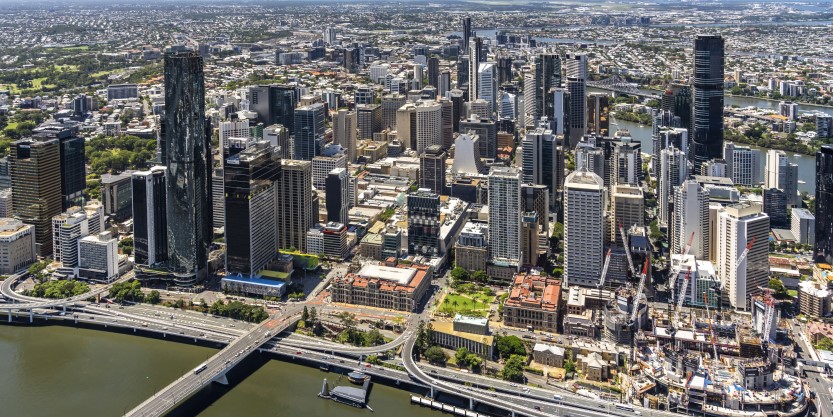 Skyline view of the city